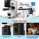 2 x Coffee Machine Cleaner Descaler Tablets 34 Pack, Coffee Maker Cleaner for Keurig, Ninja, Breville, Delonghi, Nespresso, Miele,Espresso Machine Cleaning Tabs,Descaling Solution for Coffee Pot Maker