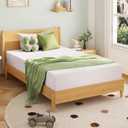 EGOHOME 8 Inch Twin Mattress, Memory Foam Mattress with Cooling Green Tea Gel, Relieve Pressure with Medium Firm Support, CertiPUR-US Certified, 75''L x 38''W, White