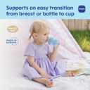 MAM Starter Cup (1 Count), Sippy Cup, Drinking Cup With Extra-Soft Spill-Free Spout and Non-Slip Handles, For Girls 4+ Months, Five Ounces, Pink