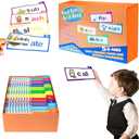 30 Read and Rhyme Flip Books, Word Family Build Book, ABC Vocabulary Flashcards, Alphabet Flashcards, Fun Reading & Rhyming Flipping Activity Books