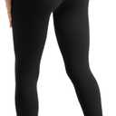 Hethrone Leggings for Women, Leggings High Waisted Soft Women's Leggings for Workout Yoga Gym (X-Large, Black)