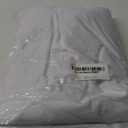 2 Pack 6FT White Spandex Tablecloth Stretch Fitted Table Cover for Rectangular Table Event, Wedding, Banquet and Parties