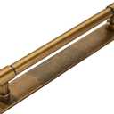 khtumeware 5 Pack 6 Inch152 mm Center to Center Antique Brass Cabinet Pull Backplate with Base Plate Zinc Solid Vintage Kitchen Cabinet Handles Drawer Pulls Cabinet Hardware