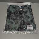 Betu Women's Plus Size Tops 3/4 Ruffle Sleeve Casual Work Mesh Blouses Printed Tunics Shirts (XXL)