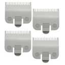 Compatible with Wahl 1/2 Clipper Guard,4 Pack Guards Replacement for Wahl Clipper Guards Set Clippers #3137-101,#1/2-1/16''(1.5mm),Grey.
