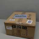 VONLUCE Semi Flush Mount Ceiling Light, 12.2" Ceiling Light Fixture with Pleated Shade, 2-Light Modern Drum Light Fixture for Bedroom Living Room Entryway Hallway, White Shade & Bronze Finish