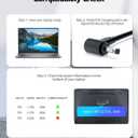 Dexpt 45W Laptop Charger Fit for Asus Vivobook E510 E510M E510MA E410 E410M E410MA L510 L510M L510MA L210 L210M L210MA X512 F510 F512 F512J F510UA F512JA F415e, for Zenbook UX330 UX305 Power Cord