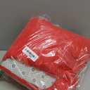 OLANLY 2x3 Machine Washable Small Bedside Rug, Soft Fluffy Shaggy Entryway Throw Rugs for Bedroom, Living Room, Indoor Floor Carpet for Kids Girls and Boys, Nursery Rooms, Home Decor Aesthetic, Red