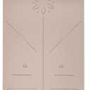 YOGATI Yoga Mat with Strap with Alignment Lines. Home Workout Mat for Women, Men and Kids. Thick Non Slip Yoga Mat for Pilates and Fitness. Brown, Pink and Purple Yoga Mats