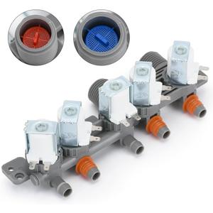 AJU73213301 AJU75152601 Water Inlet Valve Compatible with Kenmore LG Washer WT5070CW WT4970CW WT5680HVA WT4870CW WT5480CW WT1101CW WT5680HWA WT1501CW PS3527446 WT1201CW WT1701CV WT5170HV