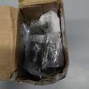 goldenwarm 3pack Black Door Hinges 4 Inch Self Closing Spring Door Hinge with Square & 5/8" Radius Corners - Adjustable Door Closing, Residential & Heavy-Duty Hardware