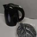 OVENTE Electric Kettle, 1.7L Fast Boiling Water Heater for Coffee or Tea, BPA Free with Water Level Gauge, Auto Shut-Off, Boil-Dry Protection, Indicator Light and Removable Filter, Black KP72B