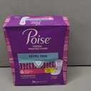 Poise Ultra Thin Incontinence Pads & Postpartum Pads for Bladder Leaks, 5 Drop Maximum Absorbency, Long Length, 36 Count