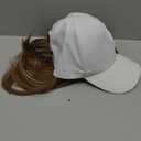 Hairro Wig Hat For Women Baseball Cap With Hair Extensions Synthetic Fake Hair 6" 150g #10P22T