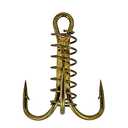 South Bend Bronze Dough Bait Treble Hooks | Strong, Durable, Gold Bait Hooks 3 Pack
