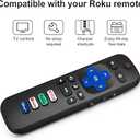 (Pack of 1)Replacement Remote Control Only for Roku TV, Compatible for TCL Roku/Hisense Roku/Onn Roku/Sharp Roku/Element Roku/Westinghouse Roku/Philips Roku Smart TVs (Not for Roku Stick and Box)
