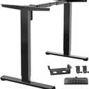 Marsail Standing Desk Frame,Electric Standing Desk Legs with Powerful Motor,Height-Adjustable Desk Leg with 176 lbs Max Load for Various Desktops,Stand up Desk Legs with 4 Memory Presets,Frame Only