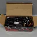 Nilight 16AWG LED Light Bar Wiring Harness Kit 12V On/Off 2 Gang Rocker Switch Panel Power Relay Blade Fuse 5Pin Toggle Switches for Cars Boat ATV Trucks-4 Leads