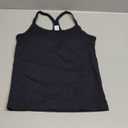 MathCat Seamless Workout Tank Tops with Built in BraRacerback Athletic Tank Tops Ribbed Soft Yoga Shirts (Small, Black)