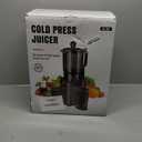 Juicer Machines with 5.8" Large Feed Chute, Cold Press Juicer For Whole Vegetables and Fruits, 400W Professional Slow Masticating juicer Easy to Clean for Batch Juicing (Titanium Gray)
