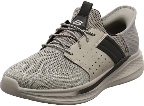 Skechers Men's Slade Ocon Sneaker | Casual, Slip-ins, Relaxed Fit, Air-Cooled Memory Foam, Goga Mat Arch Size 10