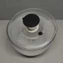 OXO Good Grips Glass Salad Spinner - Large 6.22-Qt Lettuce & Fruit Washer, Borosilicate Glass Bowl, BPA-Free, Easy Pump