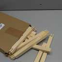 Hotop 6 Set Stretcher Bars for Needlework 6 Size Wooden Canvas Stretcher Bars for Needlepoint Embroidery Stitch Frame Set Bundle with Crafts