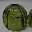 Bathroom Light Fixtures, 2-Light Brass Vanity Wall Light Over Mirror with Green Tulip Glass Shade for Bedroom Living Room (Hardwired, 2 Heads-Tulip Green)