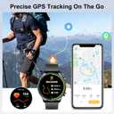 Fitness Watches Men Women with GPS Heart Rate/Sleep Monitor Smart Watch 1.43" AMOLED Touchsreen, 3ATM Waterproof 100+ Modes [Fitness/Meditation] Workout Watch Compatible with Android iOS, Yellow