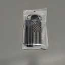 ID Badge Holder with Lanyard, Lanyards for Id Badges Reel Retractable Heavy Duty Removable Name Tag Holder, American Flag Lanyard for ID, Nurse Teacher Office Gifts