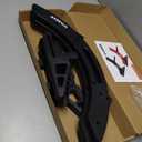 Bike Rack & Floor Stand  Heavy-Duty Adjustable Bicycle Stand for Garage/Home, 20-29" Road/MTB/BMX/Commuter/Kids Bike, 1-Bike Indoor Parking Rack, Black