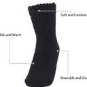 Weweya Boot Socks for Women - Thick Winter Knit Warm Socks - Gifts for Women
