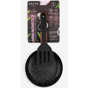 Brooklyn Mini Fry Set, 2 Piece in Black