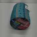 Coleman Kids 50F Sleeping Bag, Comfortable Youth Sleeping Bag for Sleepovers & Camping, Fits Children up to 5ft Tall, Glow in The Dark Design, Stuff Sack Included, Machine Washable (Teal)