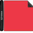 Mahjong Mat with Black Carrying Bag, Anti Slip and Noise Reduction Table Cover for Mahjong, Poker, Card Games, Dominoes, Board Games, Slip Resistant Mat (RED)