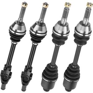 Front and Rear ATV CV Axle Drive shaft Assembly Set for Polaris Sportsman 400 500 600 700/Magnum 330/ATP 330 500 2002 2003 2004 2005- Full Set
