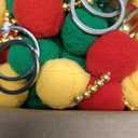 Suncalla 12 Pcs Holi Decorations Marigold Garland 4 ft Long Artificial Marigold Flowers with Gold Bells Indian Decorations for Home, Pooja, Diwali, Wedding, Holi Festival Party Supplies(Colorful)
