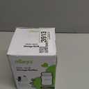 Matyz 4-PACK Wide Mouth Breast Milk Storage Containers With Lids (Blue, 8oz Each) - Freezer Safe Breastmilk Storage Bottles - Breast Pump Accessories For Medela Spectra Avent Breast Pumps