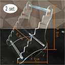 2 Stand Knife Display Stand Arcylic Clear8