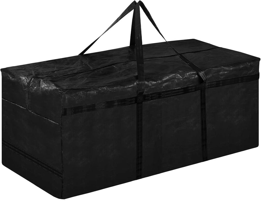Black Extra Large Storage Bag for Pools with 4 Handles - for Aboveground Inflatable Frame Pools Waterproof Storage Bags for Above Ground Pool Heavy-duty Pool Cover Accessories Storage,56''x23''x23''