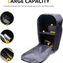 UTV Cab Pack Center Seat Storage Bag Compatible with Polaris RZR PRO XP 4 LE 2020 2021 2022 2023 2024 2025 Interior Accessories Tools Box Seat Center Shoulder Organizer Cargo Pocket, Carbon