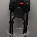 HZZEDNG-Hold 400 lbs Folding Canes with Seat, Allows Durability While Walking and Convenience for Sitting, Aluminum Portable Anti-Slip Cane Seat, Height-Adjustable Walking Cane (Black)