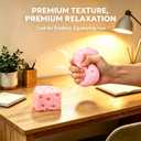 Pink Cheese Squishy, Squeeze Cheese Toys with Soft Skin-Feel for Stress & Anxiety Relief Fidget (Pink-2.76IN)