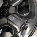 17 Hubcaps Compatible with Ford Escape 2013-2025; 17-inch Wheel Covers; Set of 4 Pcs (Black)
