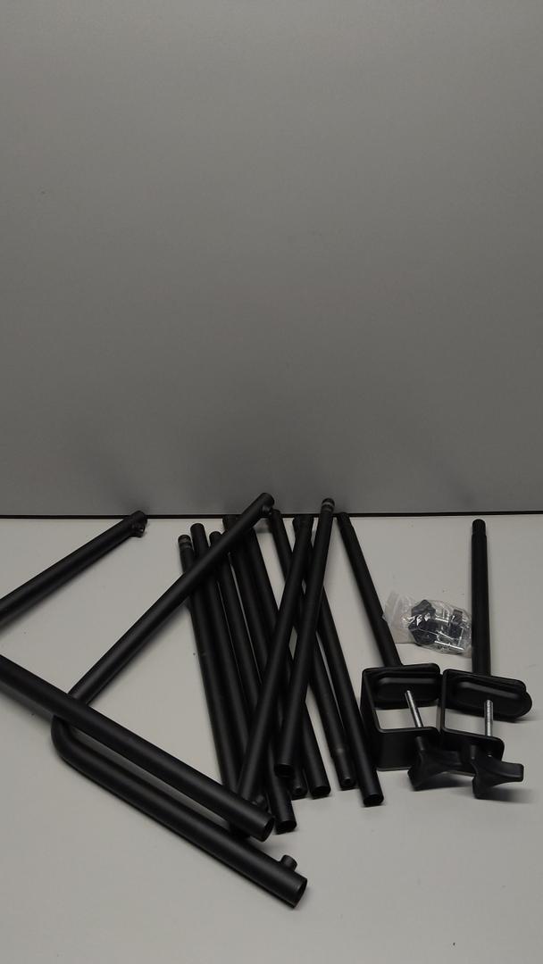 Desk Clamp Backdrop Stand - Adjustable Table Mounted Background Support Frame