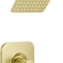 Compatible with Moen Posi-Temp Valve Shower Trim Kit,Replacement for 2510, 2520, 2570, 2590 Valve Shower Faucet Set,Brushed Gold (Valve and Cartridge Not Included)