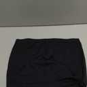 Tube Tops for Women Summer Crop Top Basic Casual Bandeau Going Out Strapless Short Shirt (One Size-Large, Black)