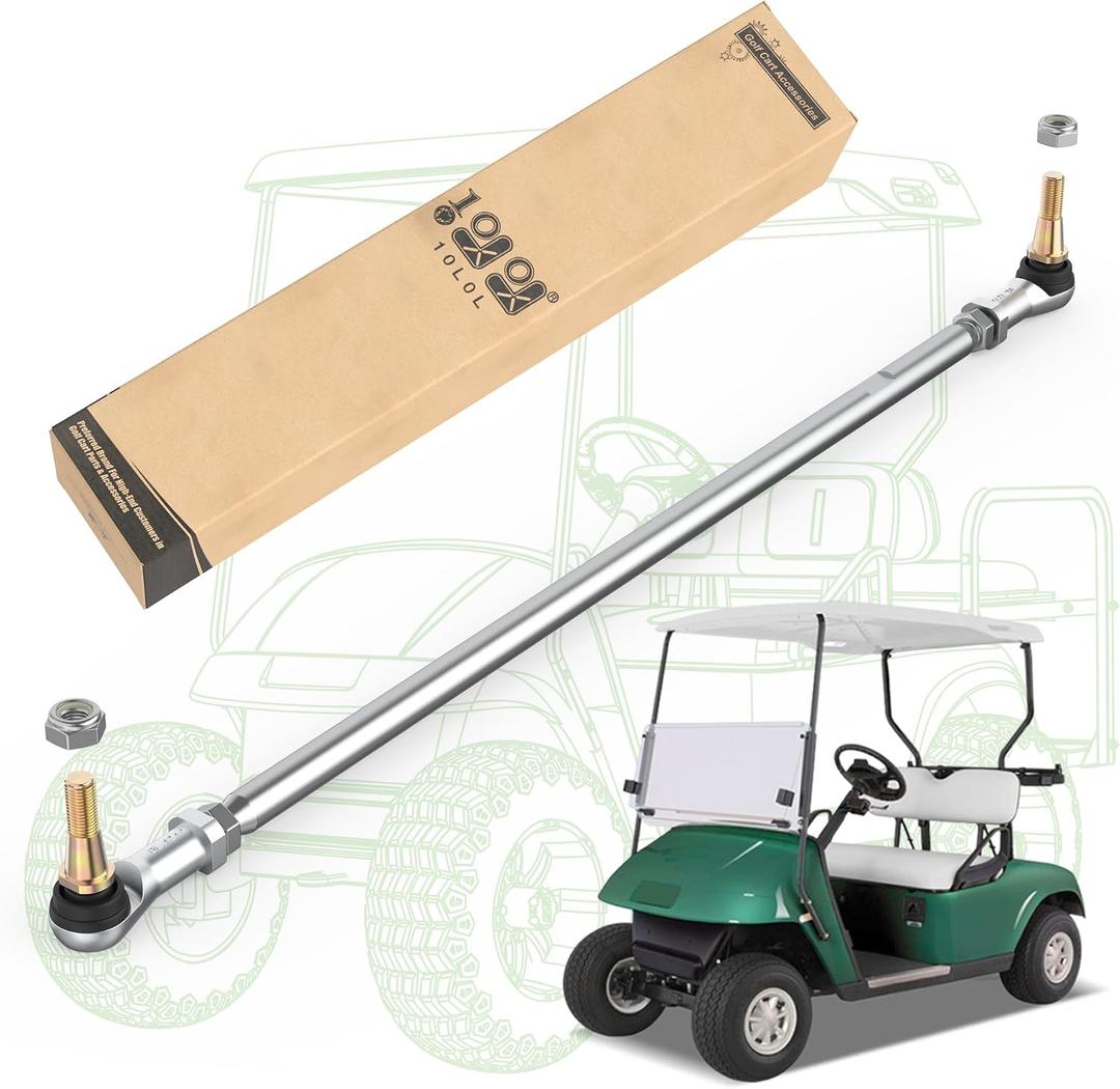 10L0L Golf Cart Tie Rod Assembly, Tie Rod & End (Left & Right) for EZGO TXT 2001-up, Shuttle Workhorse & ST Series PDS G & E, OEM 70876-G02 70902-G01 70902-G02 01069-G01 01069-G02