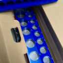 Magnetic Socket Organizer Set, 6PCS Socket Holder, 1/4", 3/8", 1/2" Sockets Holds 143 Pieces Magnetic Sockets Trays (Blue&red, 6 Pcs)