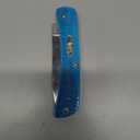 Case XX WR Pocket Knife Sod Buster Jr, Stainless Steel Blades, Length Closed: 3 5/8 Inches, Made in USA (Blue, Small)